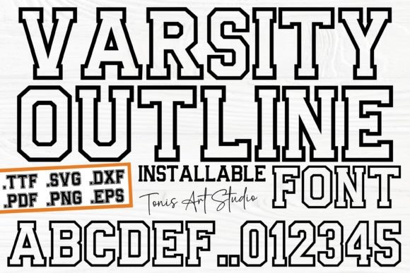 Ab Varsity Outline: A Versatile Font for Classic Designs