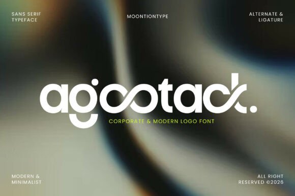 Agootack: A Modern Sans Serif for Clean, Professional Design