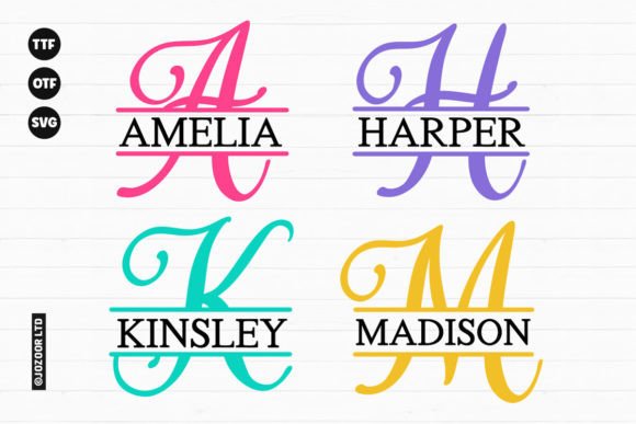 Amelia Split: A Charming Font for Elegant Design Projects