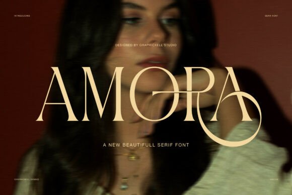 Amora: The Modern Luxury Serif Font for Premium Branding