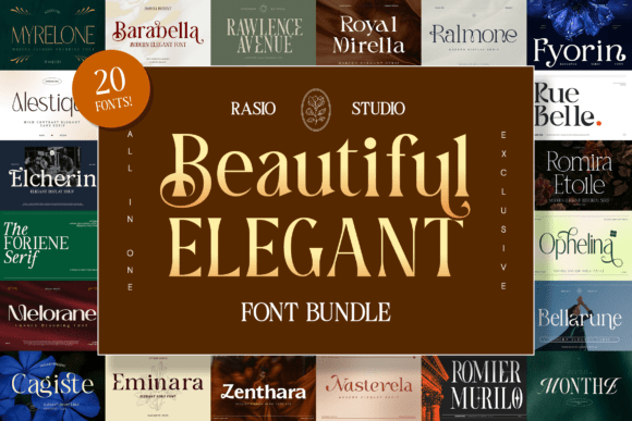 Beautiful Elegant Fonts: The Ultimate Design Asset