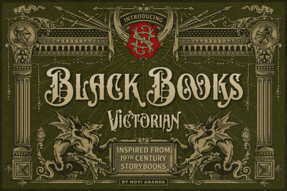 Black Books Victorian: A Dramatic Blackletter Typeface
