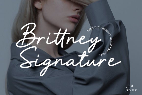 Brittney Signature: Elegant Script for Luxury Designs