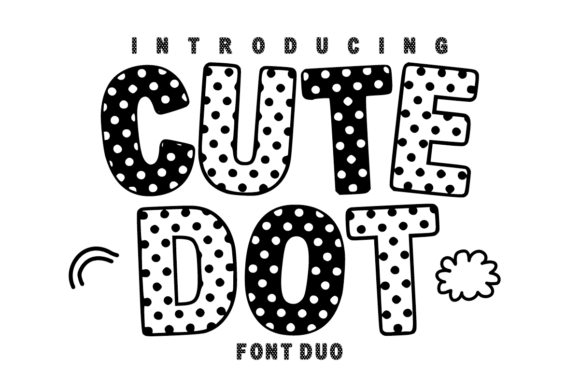 Cute Dot Duo: A Playful Font for Happy Designs