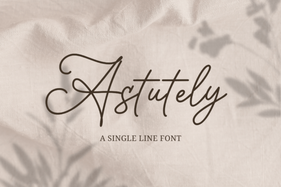 Discover Astutely: A Font of Elegant Simplicity