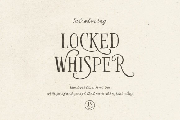 Discover the Timeless Charm of the Locked Whisper Font