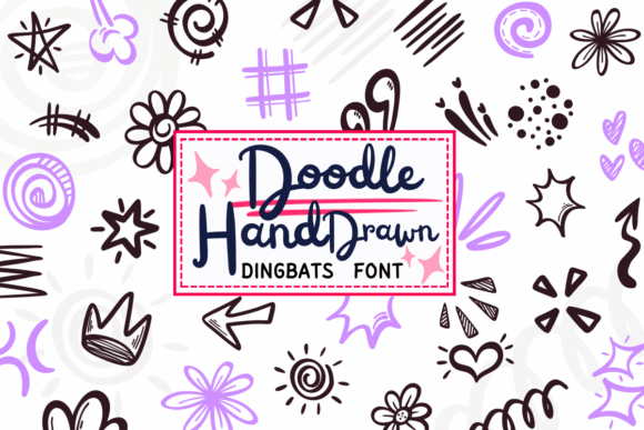 Doodle Hand Drawn: Playful Typeable Illustrations