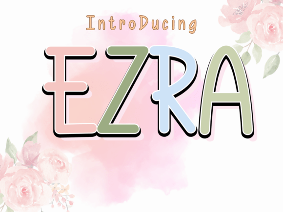 Ezra: A Handwritten Font with Vine-Inspired Artistry