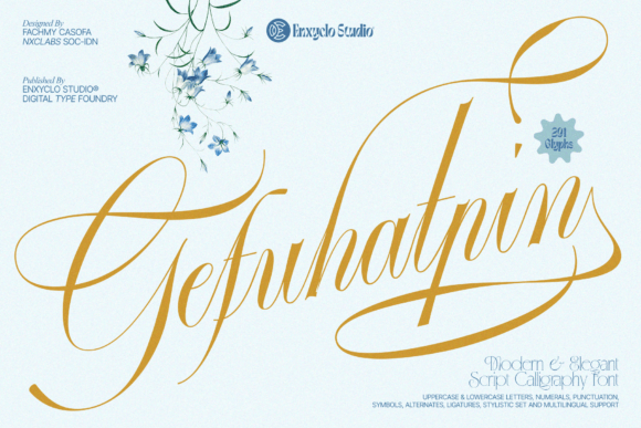 Gefuhatpin: The Script Font for Luxury Branding