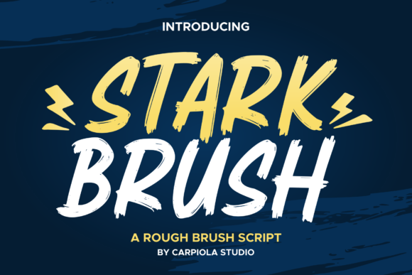 Stark Brush: A Handwritten Font with Urban Edge