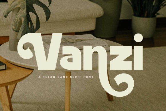 Vanzi: A Bold Retro Sans Serif with Modern Flair