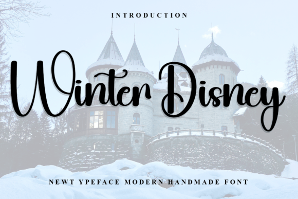 Winter Disney Font: Elegant Script for Creative Designs